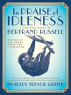 In Praise of Idleness - ebook